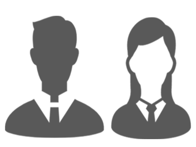 男女スタッフの案内イメージ