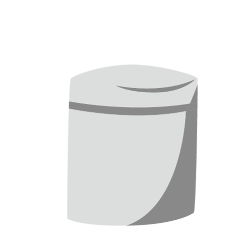 家族葬のアートの白い骨壷